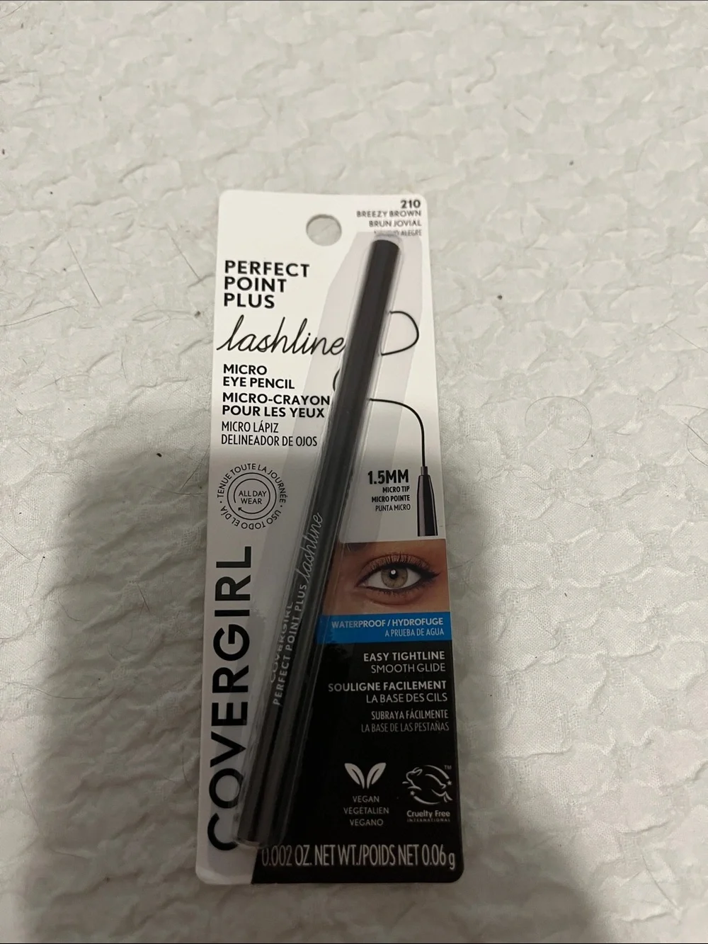 NWT Covergirl Perfect Point Plus Eyeliner 210 Breezy Brown